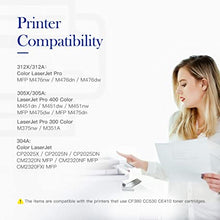 Valuetoner Remanufactured Toner Cartridge Replacement for HP 312X 312A 305A 305X for Laserjet Pro 400 Color M451dn M451dw M451nw M475dn M475dw MFP M476nw M476dn M476dw (Black,Cyan,Magenta,Yellow)