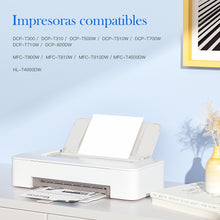 Valuetoner para Brother Kit de Tintas BTD60BK BT5001Y BT5001M BT5001C Impresora Compatibles HL-T4000DW DCP-T310 DCP-T510W DCP-T710W MFC-T810W MFC-T910DW MFC-T4500DW (4 Unidades)