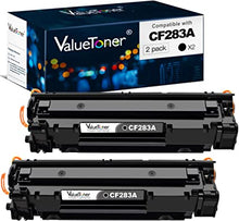 Valuetoner Compatible Toner Cartridge Replacement for HP 83A CF283A to use with Laserjet Pro MFP M125nw MFP M201dw MFP M225dw MFP M125a M201n M127fn M127fw M225dn Printer (2 Black)