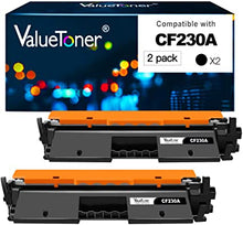 Valuetoner Compatible Toner Cartridge Replacement for HP 30A CF230A 30X CF230X for Laserjet Pro MFP M203dw M227fdn M227fdw M203dn M203d M227sdn M227 M203 Printer (2 Black)