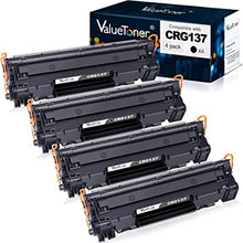 Valuetoner Compatible Toner Cartridge Replacement for Canon 137 9435B001AA to use with ImageClass D570 MF236n MF247dw LBP151dw MF227dw MF229dw MF216n MF232W MF217w LBP151dw MF249dw (Black, 4-Pack)