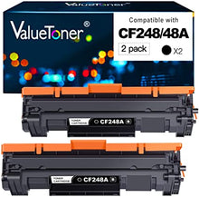 Valuetoner Compatible Toner Cartridge Replacement for HP 48A CF248A Used for Laserjet Pro M15w M15a M16a M16w MFP M29w M31w M30w M28a M28w Laser Printer (Black, 2 Pack)