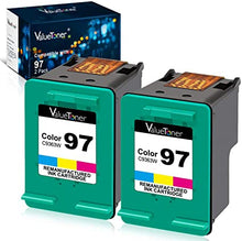Valuetoner Remanufactured Ink Cartridge Replacement for HP 97 C9349FN C9363WN (2 Tri-Color) 2 Pack