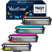 Valuetoner TN-227 TN-223 Compatible Toner Cartridge Replacement for Brother TN227 TN227bk TN223 to use with MFC-L3770CDW MFC-L3750CDW HL-L3230CDW HL-L3290CDW HL-L3210CW MFC-L3710CW Printer (4 Pack)