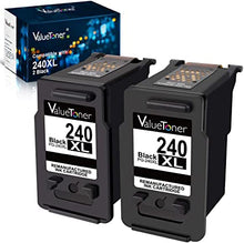 Valuetoner Remanufactured Ink Cartridge Replacement for Canon PG-240XL 240 XL for TS5120 Pixma MG3620 MX532 MG2120 MG2220 MG3120 MG3122 MG3220 MG3222 MG3520 MX432 MX452 MX512 High Yield (2 Black)