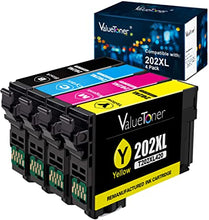 Valuetoner Remanufactured Ink Cartridges Replacement to use with Epson 202XL 202 XL for Workforce WF-2860 Expression Home XP-5100 (1 Black, 1 Cyan, 1 Magenta, 1 Yellow)