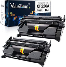 Valuetoner Compatible Toner Cartridge Replacement for HP 26A CF226A 26X CF226X Used for Laserjet Pro M402n M402dw M402dn Laserjet Pro MFP M426fdw M426dw Printer (Black, 2 Pack)