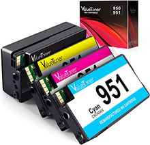 Valuetoner Remanufactured Ink Cartridge Replacement for HP 950XL 951XL 950 XL 951 XL for Officejet Pro 8100 8600 8610 8615 8620 8630 8660 251dw High Yield (1 Black,1 Cyan,1 Magenta,1 Yellow)