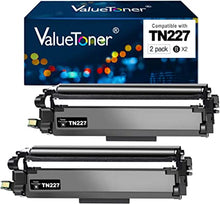 Valuetoner TN 227 TN 223 Compatible Toner Cartridge Replacement for Brother TN227 TN223 to use with MFC-L3770CDW MFC-L3750CDW HL-L3230CDW HL-L3290CDW HL-L3210CW MFC-L3710CW Printer (Black,2 Pack)