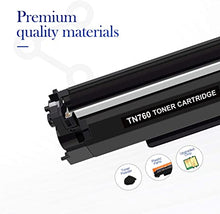 Valuetoner TN760 TN-760 Compatible Toner Cartridge Replacement for Brother TN760 TN-760 TN730 TN-730 High Yield for HL-L2350DW DCP-L2550DW HL-L2395DW Hl-L2390DW HL-L2370DW Printer (2 Black)