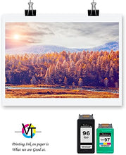 Valuetoner Remanufactured Ink Cartridge Replacement for HP 96 & 97 C8767WN C9363WN (3 Black, 2 Tri-Color) 5 Pack