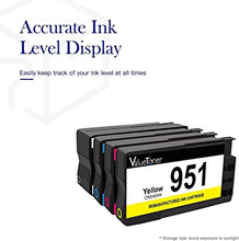 Valuetoner Remanufactured Ink Cartridge Replacement for HP 950XL 951XL 950 XL 951 XL for Officejet Pro 8100 8600 8610 8615 8620 8630 8660 251dw High Yield (1 Black,1 Cyan,1 Magenta,1 Yellow)