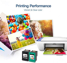 Valuetoner Remanufactured Ink Cartridges Replacement for HP 94 & 95 C9354BN C8765WN C8766WN for Officejet 150 100 H470 9800 7310 7210, Deskjet 460, PSC 1610 2355, 2 Pack (1 Black, 1 Tri-Color)