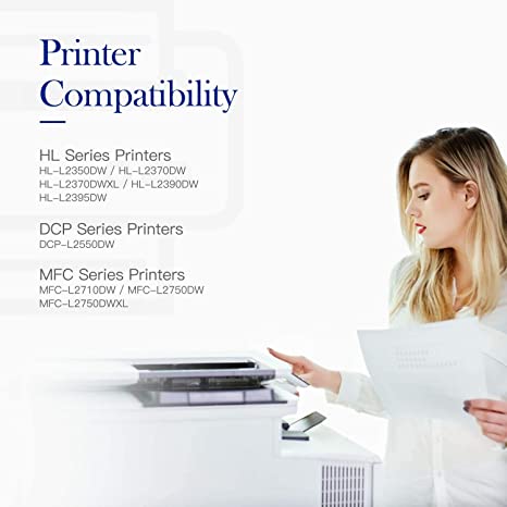 Toner Bank TN760 Toner Cartridge Compatible for Brother TN-760 TN730  MFC-L2710DW DCP-L2550DW HL-L2350DW HL-L2395DW HL-L2390DW HL-L2370DW  MFC-L2750DW