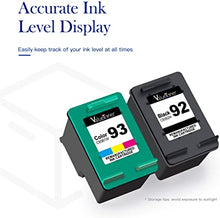 Valuetoner Remanufactured Ink Cartridge Replacement for HP 92 93 C9362WN C9361WN for Deskjet 5420 5420v 5440 5440v 5440xi 5442 5443 Photosmart 7850 C3100 C3110 (3 Black, 2 Tri-Color, 5 Pack)