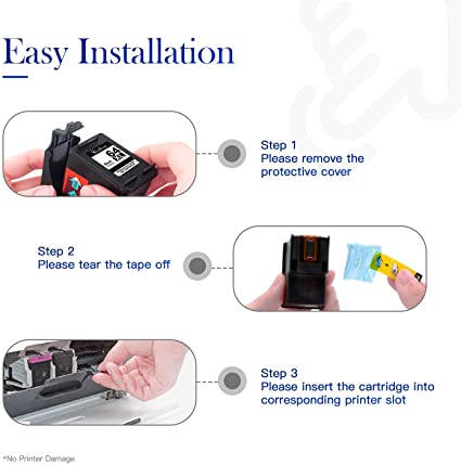 Valuetoner Remanufactured Ink Cartridge Replacement for HP