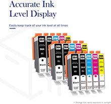 Valuetoner Compatible Ink Cartridge Replacement for HP 564XL 564 XL for Photosmart 5510 5520 6520 7510 7520 Premium C309A C410A Officejet 4620 Deskjet 3520 3522 Printer (3B,3PBK,3C,3M,3Y,15-Pack)
