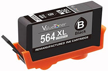 Valuetoner Remanufactured Ink Cartridge Replacement for HP 564XL 564 XL CN684WN for Officejet 4620, Photosmart 7510 5520 5515 5510 B8550, Premium C410 C309A, Deskjet 3520 3522 (Black, 2 Pack)