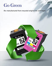 Valuetoner Remanufactured Ink Cartridge Replacement for HP 63 XL 63XL to use with Envy 4520 4512 4516 Officejet 5252 5255 5258 4650 3830 3833 4655 Deskjet 1112 2132 3630 3632 3634 (1 Black, 1 Color)