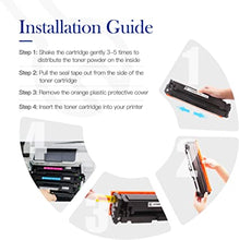 Valuetoner Compatible Toner Cartridge Replacement for HP 202X 202A CF500X CF500A Used with Laserjet Pro MFP M281fdw M254dw M281cdw M281dw Printer (1 Black, 1 Cyan, 1 Magenta, 1 Yellow, 4-Pack)