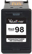 Valuetoner Remanufactured Ink Cartridge Replacement for HP 98 (C9364WN) for Officejet 150 100 6310 H470, PhotoSmart 2570 2575 8050 C4180 C4150, Deskjet 460 5940 D4145 D4155 Printer (Black, 2 Pack)