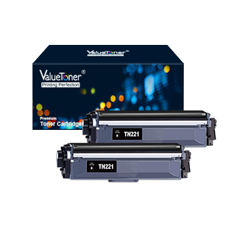 Valuetoner TN 221 Compatible Toner Cartridge Replacement for Brother TN221 to use with HL-3140CW HL-3150CDN HL-3170CDW MFC-9330CDW HL-3180CDW MFC-9130CW Printer (Black,2 Pack)