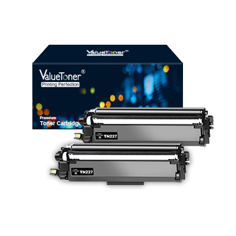 Valuetoner TN 227 TN 223 Compatible Toner Cartridge Replacement for Brother TN227 TN223 to use with MFC-L3770CDW MFC-L3750CDW HL-L3230CDW HL-L3290CDW HL-L3210CW MFC-L3710CW Printer (Black,2 Pack)