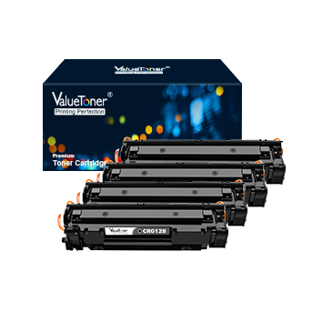 Valuetoner Compatible Toner Cartridge Replacement for Canon 128 CRG-128 3500B001AA ImageCLASS D530 D550 MF4570dw MF4770n MF4880dw MF4890dw MF4450 MF4420n FaxPhone L190 L100 Printer (Black, 4 Pack)
