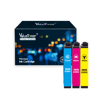 Valuetoner Remanufactured Ink Cartridges Replacement to use with Epson 202XL 202 XL for Workforce WF-2860 Expression Home XP-5100 (1 Cyan, 1 Magenta, 1 Yellow)