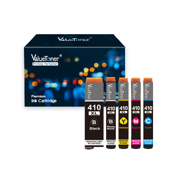 Valuetoner Remanufactured Ink Cartridge Replacement for Epson 410XL 410 XL T410XL High Yield to use with Expression XP-7100 XP-530 XP-630 XP640 XP-830 XP635 Printer (5-Pack)