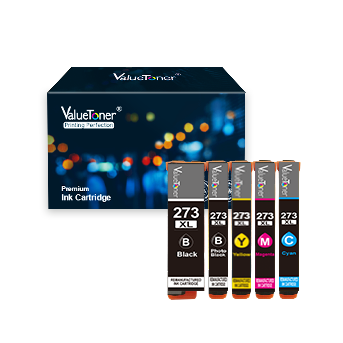 Valuetoner Remanufactured Ink Cartridge Replacement for Epson 273XL 273 XL T273XL Used with Expression XP-800 XP-810 XP-600 XP-820 XP-610 XP-520 Printer(5 Pack)