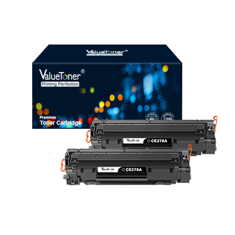 Valuetoner Compatible Toner Cartridge Replacement for HP 78A CE278A for Laserjet Pro M1536dnf, P1606, P1606dn, P1566, P1560, M1536 MFP Printer (Black, 2 Pack)