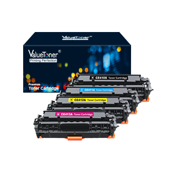 Valuetoner Remanufactured Toner Cartridge Replacement for HP 305A 305X CE410A CE410X CE411A CE412A CE413A for Laserjet Pro 400 M451dn M451nw M475dn M475dw M451dw M375nw (Black, Cyan, Magenta, Yellow)