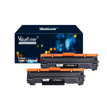 Valuetoner Compatible Toner Cartridge Replacement for HP 48A CF248A Used for Laserjet Pro M15w M15a M16a M16w MFP M29w M31w M30w M28a M28w Laser Printer (Black, 2 Pack)
