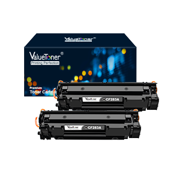 Valuetoner Compatible Toner Cartridge Replacement for HP 83A CF283A to use with Laserjet Pro MFP M125nw MFP M201dw MFP M225dw MFP M125a M201n M127fn M127fw M225dn Printer (2 Black)