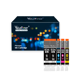 Valuetoner Compatible Ink Cartridge Replacement for HP 934 XL and 935 XL Ink cartridges for OfficeJet Pro 6812 6815 6830 6230 6835 6820 6220 Printer (2 Black 1 Cyan 1 Magenta 1 Yellow, 5-Pack)