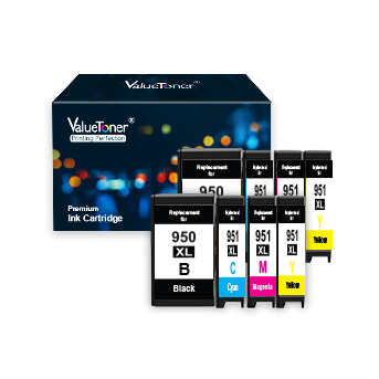 Valuetoner Compatible Ink Cartridge Replacement for HP 950XL 951XL 950 XL 951 XL High Yield for Officejet Pro 8600 8610 8100 8615 8620 8630 8660 251dw 8 Pack (2 Black,2 Cyan,2 Magenta,2 Yellow)