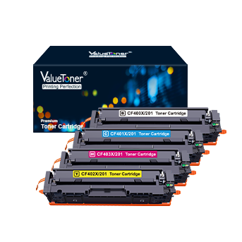 Valuetoner Compatible Toner Cartridge Replacement for HP 201X 201A CF400X CF401X CF402X CF403X CF400A for Color Laserjet Pro MFP M277dw M252dw M277n M277c6 M252n M277 (Black, Cyan, Magenta, Yellow)