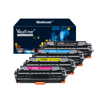 Valuetoner Remanufactured Toner Cartridge Replacement for HP 312X 312A 305A 305X for Laserjet Pro 400 Color M451dn M451dw M451nw M475dn M475dw MFP M476nw M476dn M476dw (Black,Cyan,Magenta,Yellow)