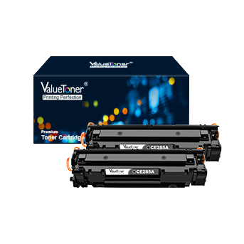 Valuetoner Compatible Toner Cartridge Replacement for HP 85A CE285A for LaserJet Pro P1102w Pro P1109w P1102 M1212nf M1217nfw MFP M1212 M1217 M1132 Printer (Black, 2 Pack)